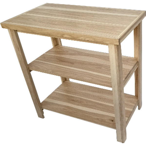 Gracie Oaks Nebeyu Prep Table with Solid Wood Top | Wayfair
